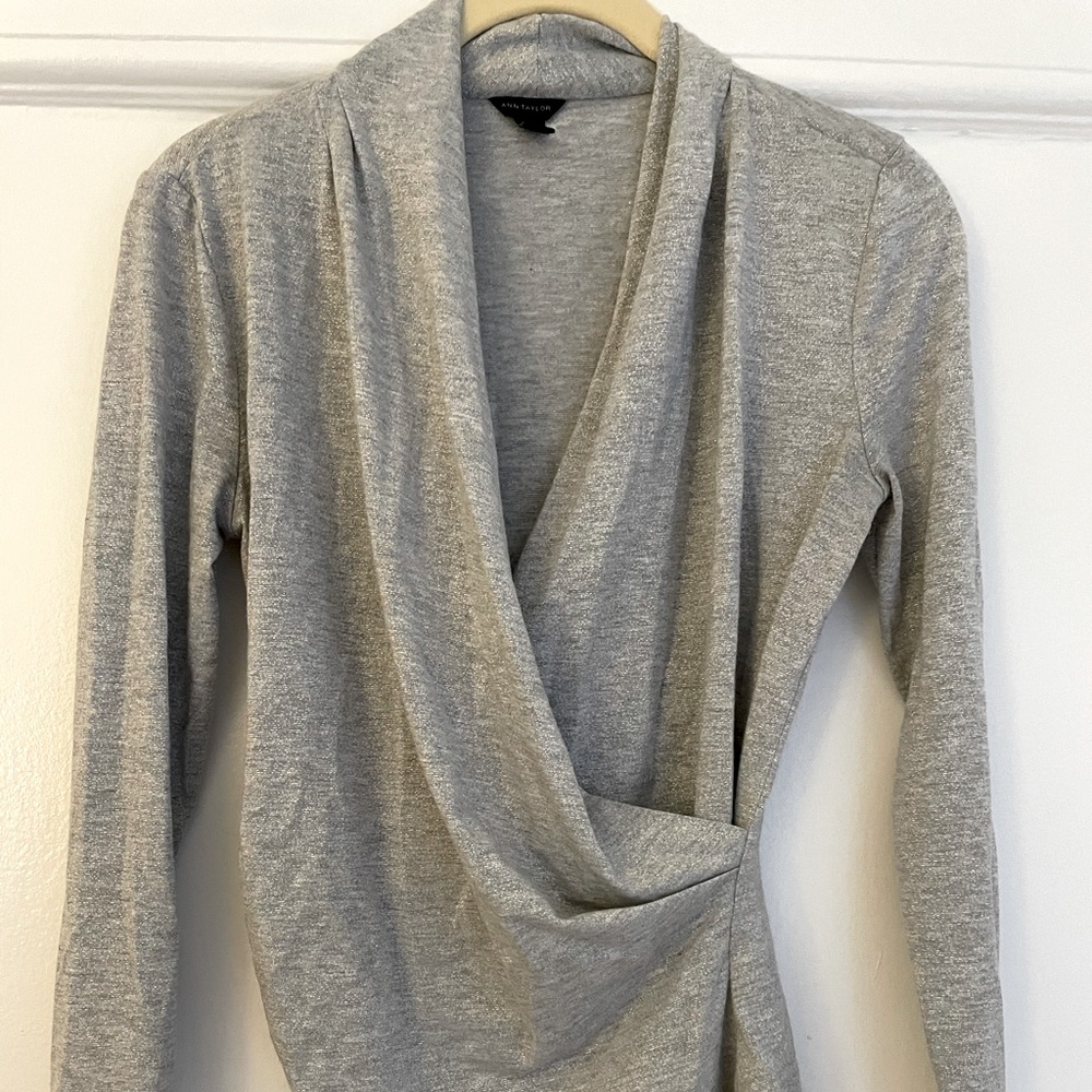 Ann Taylor Wrap Top